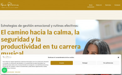 nereapalomarespsicologia.com screenshot