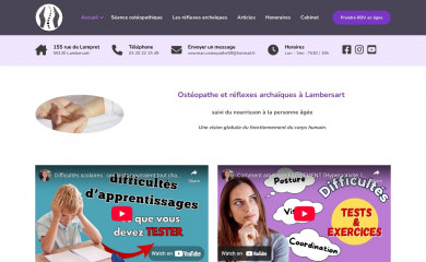 newman-osteopathe.com screenshot
