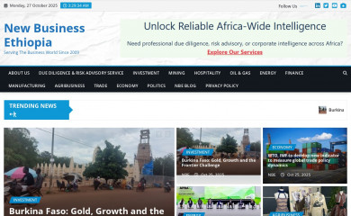 newbusinessethiopia.com screenshot