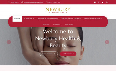 newburyhealthandbeauty.co.uk screenshot
