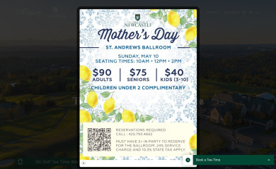 newcastlegolf.com screenshot