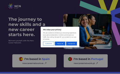 newcareernetwork.eu screenshot