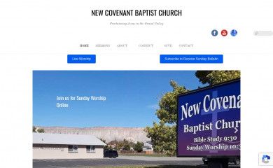 newcovenantgj.org screenshot