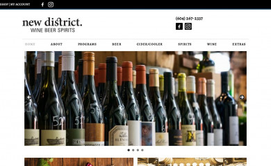 newdistrict.ca screenshot