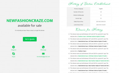 newfashioncraze.com screenshot