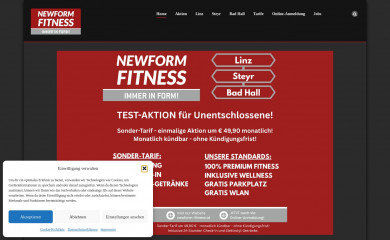 newform-fitness.at screenshot