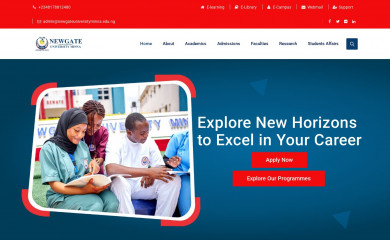newgateuniversityminna.edu.ng screenshot