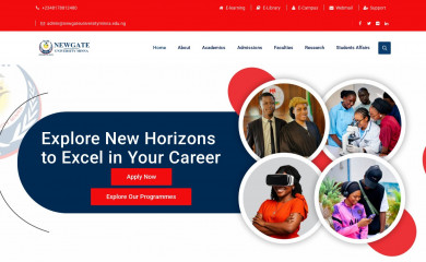 newgateuniversityminna.edu.ng screenshot