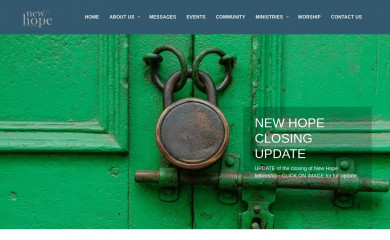 newhope.org.nz screenshot