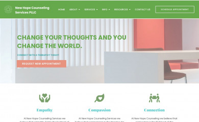 newhopeofsanger.com screenshot