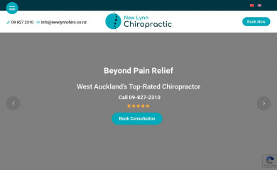 newlynnchiro.co.nz screenshot