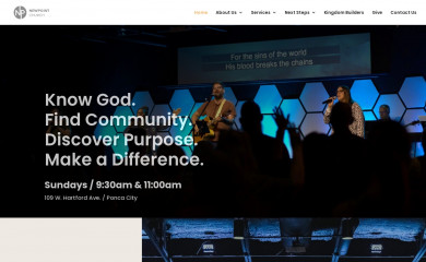 newpoint.church screenshot