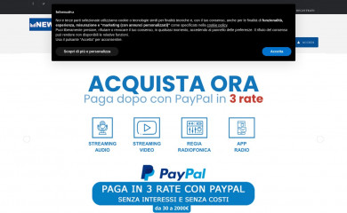 newradio.it screenshot