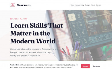 newsum.org screenshot