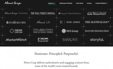 newscorp.com screenshot