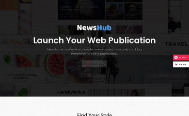 http://newshub.qodeinteractive.com/ screenshot
