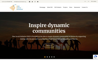 newsocialinitiative.org screenshot