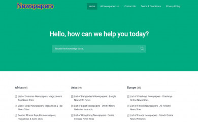 newspapersweb.com screenshot