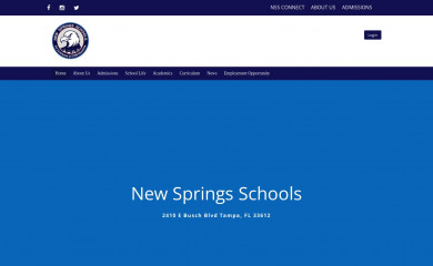 newspringsschools.org screenshot