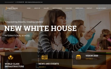 newwhitehouseschool.com screenshot
