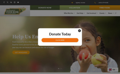 netfoodbank.org screenshot
