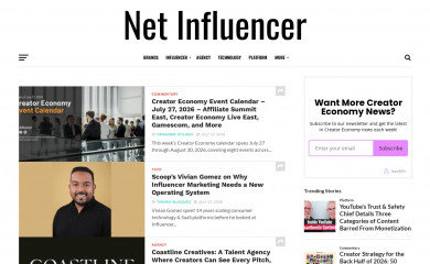 netinfluencer.com screenshot