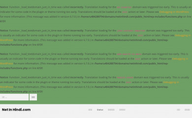 netinhindi.com screenshot