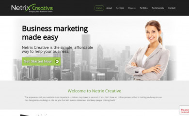 https://netrixcreative.com screenshot
