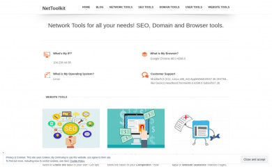 nettoolkit.net screenshot