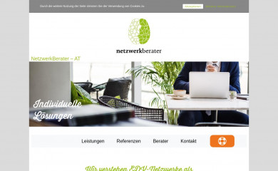 netzwerkberater.at screenshot