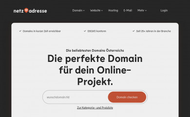 netzadresse.at screenshot