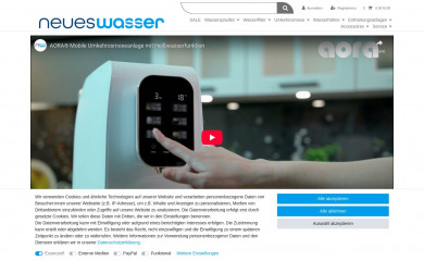 neueswasser.de screenshot