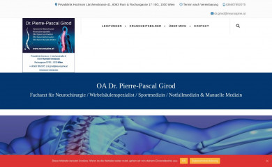 neurospine.at screenshot