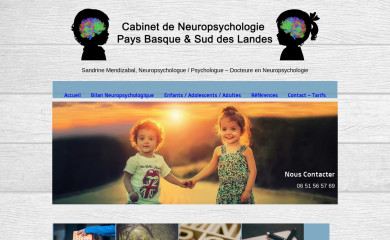 neuropsychologie-paysbasque.fr screenshot