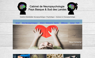 neuropsychologie-paysbasque.fr screenshot