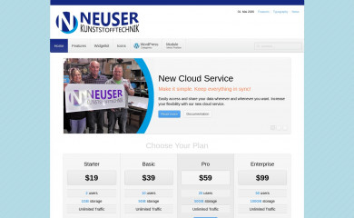 neuser-kunststofftechnik.de screenshot