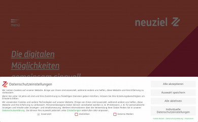 http://www.neuziel.de/ screenshot
