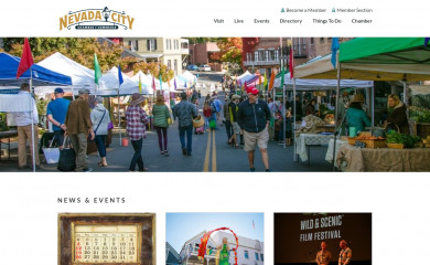 nevadacitychamber.com screenshot