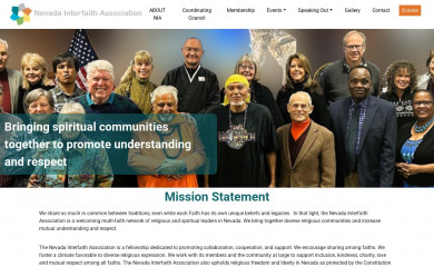 nevadainterfaith.org screenshot