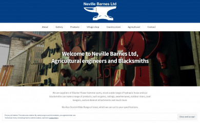 nevillebarnes.co.uk screenshot