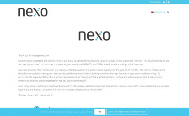 nexo.com screenshot