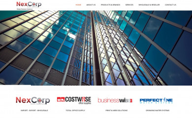 nexcorpsolutions.com screenshot