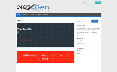 nexgenpharma.com.au screenshot