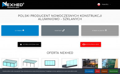 nexhed.com screenshot