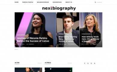 nextbiography.com screenshot