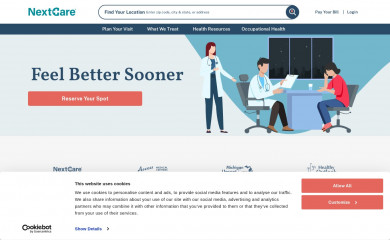 nextcare.com screenshot