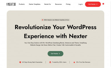 https://nexterwp.com screenshot