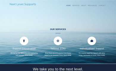 nextlevelsupports.com.au screenshot