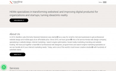 http://www.nextline.in screenshot