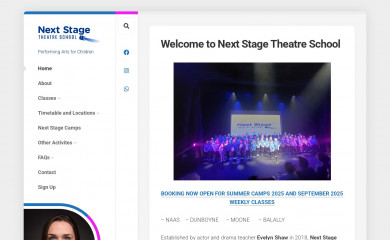 nextstage.ie screenshot